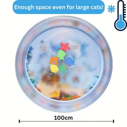 AquaPaws™ ChillMat – Interactive Cooling Pad for Cats