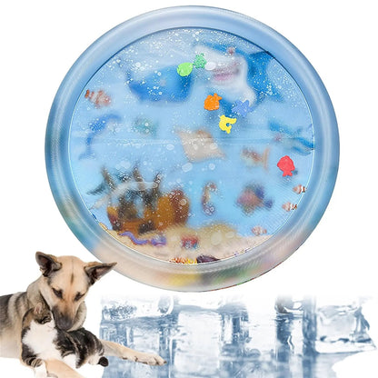 AquaPaws™ ChillMat – Interactive Cooling Pad for Cats